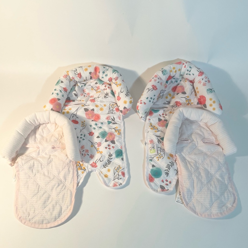 Car Seat Inserts Two Sets. Newborn to 6 Months.